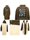 Embroidered back printing khaki field jacket 2W101498D - CELINE - BALAAN 7