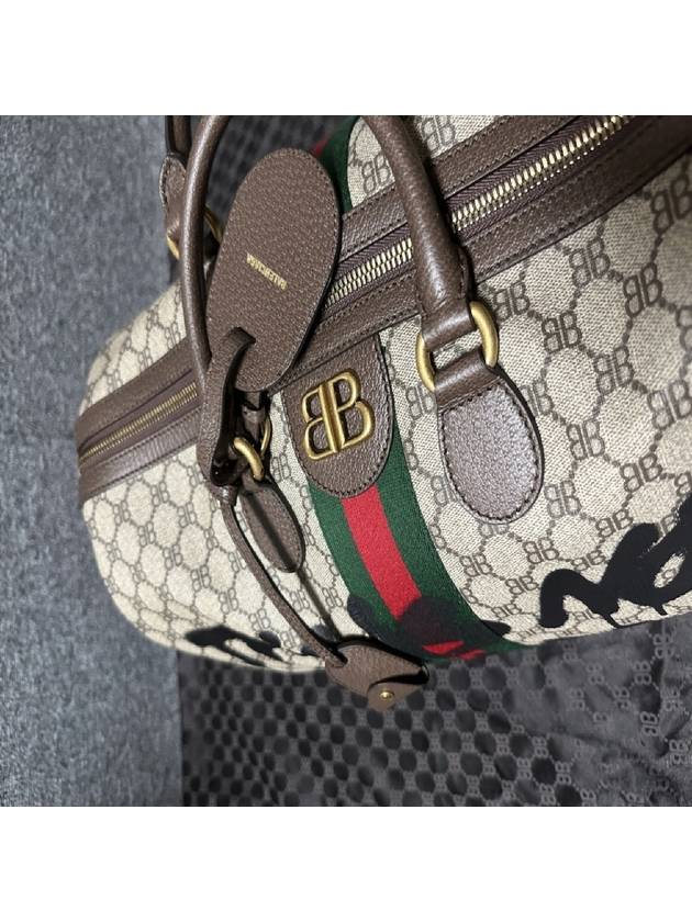 x Gucci Hacker Project Graffiti Boston bag - BALENCIAGA - BALAAN 7