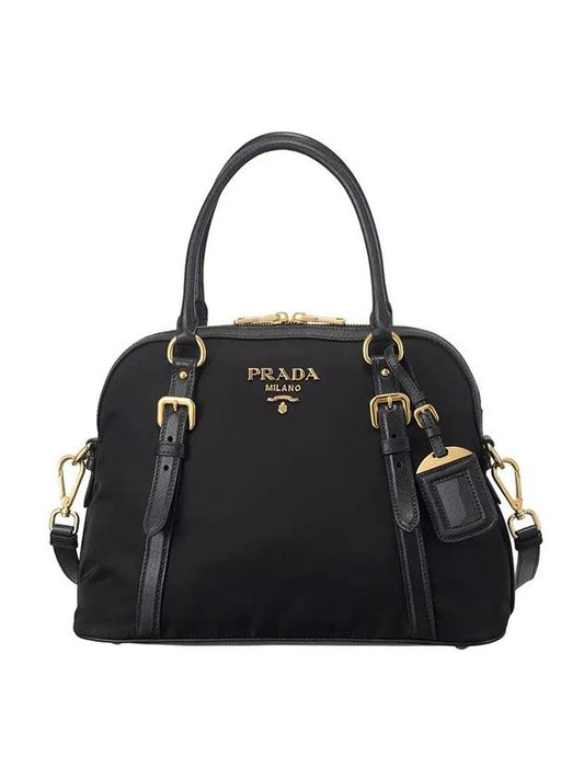 Pocono Saffiano Tote Bag Black - PRADA - BALAAN 1