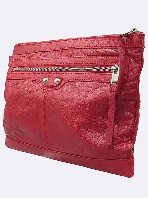 273022 Red color PORTE DOUMENTS clip clutch bag - BALENCIAGA - BALAAN 2