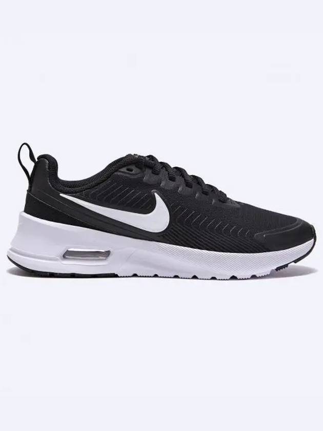 Air Max Nuaxis Low Top Sneakers White Black - NIKE - BALAAN 2