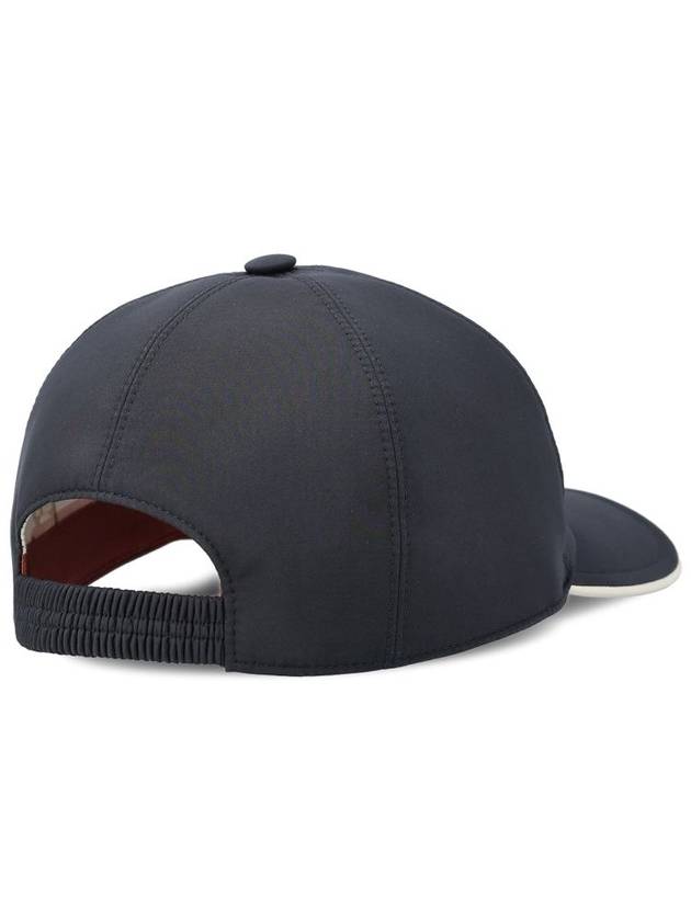 Embroidered Logo Ball Cap Navy - LORO PIANA - BALAAN 4