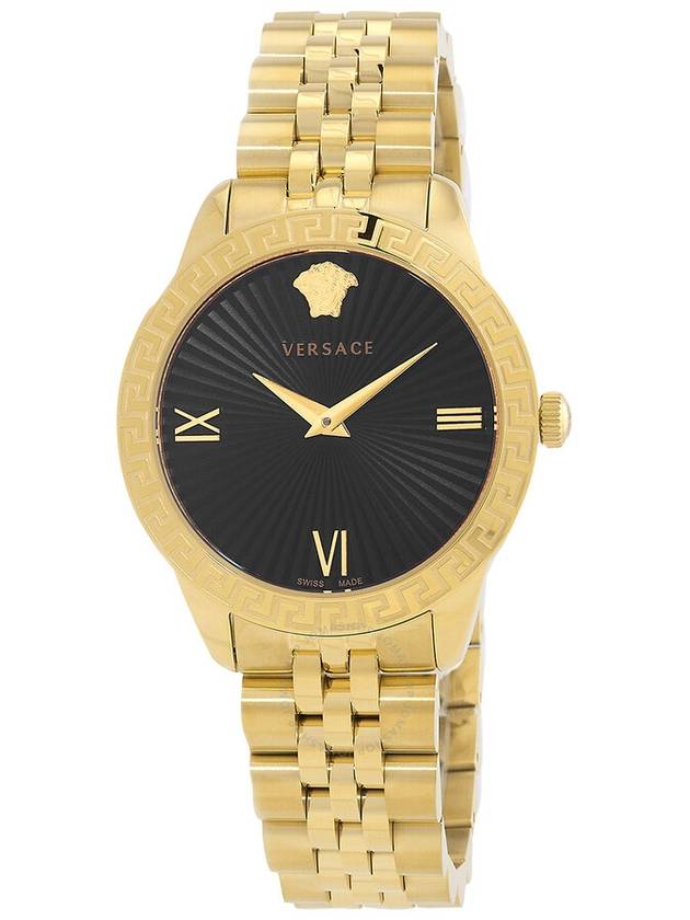 Versace Greca Signature Black Dial Ladies Watch VEVC01121 - VERSACE - BALAAN 1