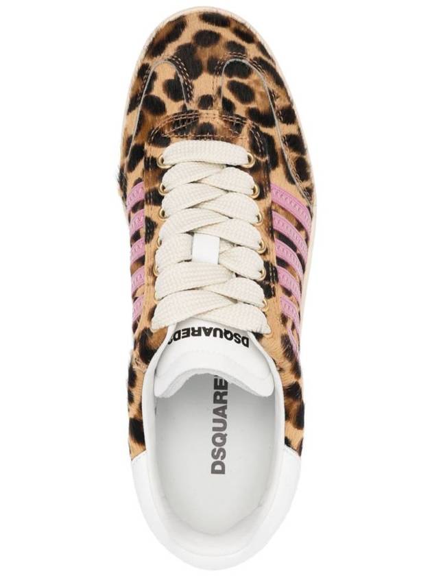 DSQUARED2 Leopard-Print Sneakers - DSQUARED2 - BALAAN 4