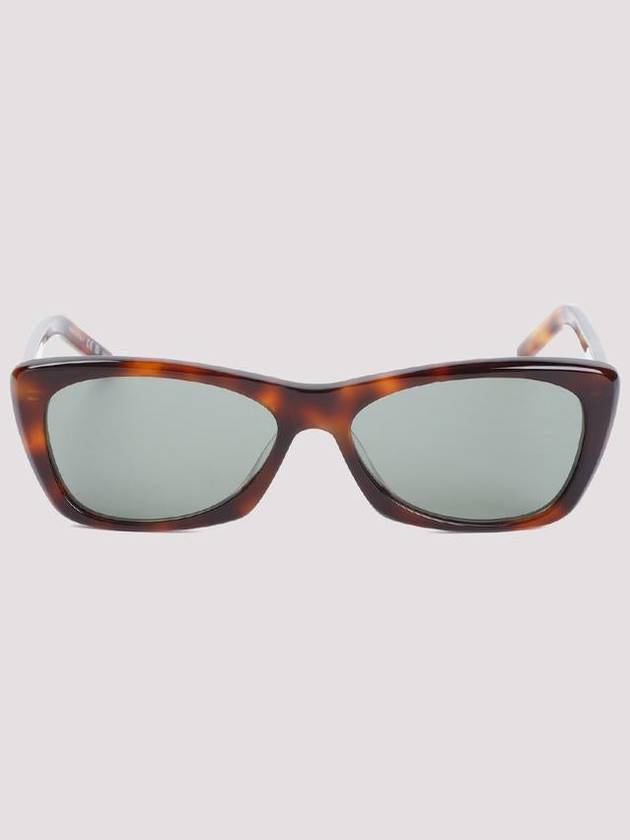 Eyewear Tortoiseshell Engraved Logo Sunglasses 758444Y9956 - SAINT LAURENT - BALAAN 3