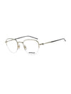 Eyewear Semi-rimless Metal Eyeglasses Gold - MONTBLANC - BALAAN 2