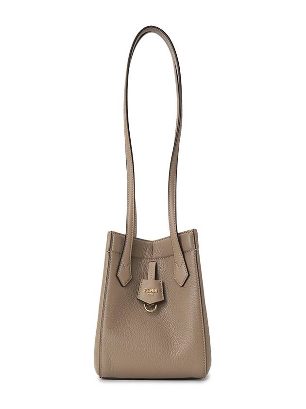 Origami Mini Bucket Bag Dove Grey - FENDI - BALAAN 2