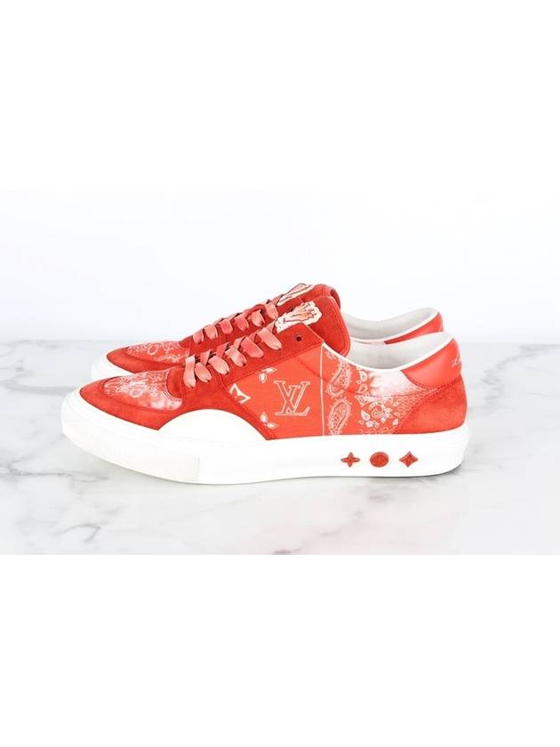 LV Bandana Ollie Sneakers Red 8 270 - LOUIS VUITTON - BALAAN 4