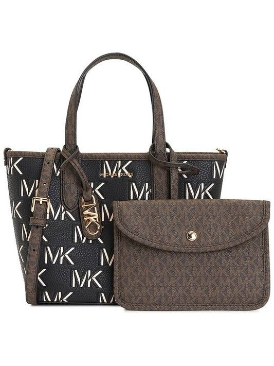 Eliza tote bag 30F3GZAT0L BROWN BLK - MICHAEL KORS - BALAAN 2