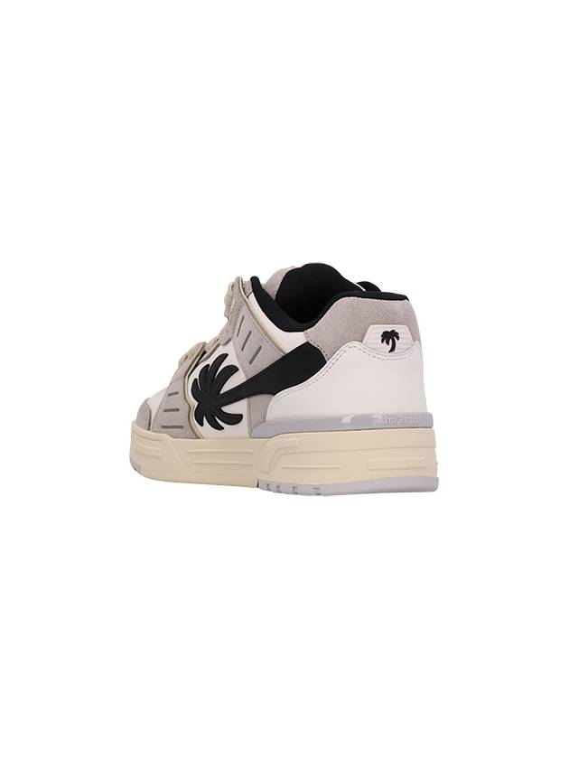 Venice suede low top sneakers white gray - PALM ANGELS - BALAAN 4