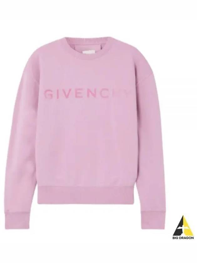 Logo Print Sweatshirt Pink - GIVENCHY - BALAAN 2