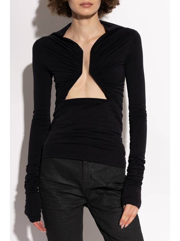 Rick Owens Top Prong, Women's, Black - RICK OWENS - BALAAN 3