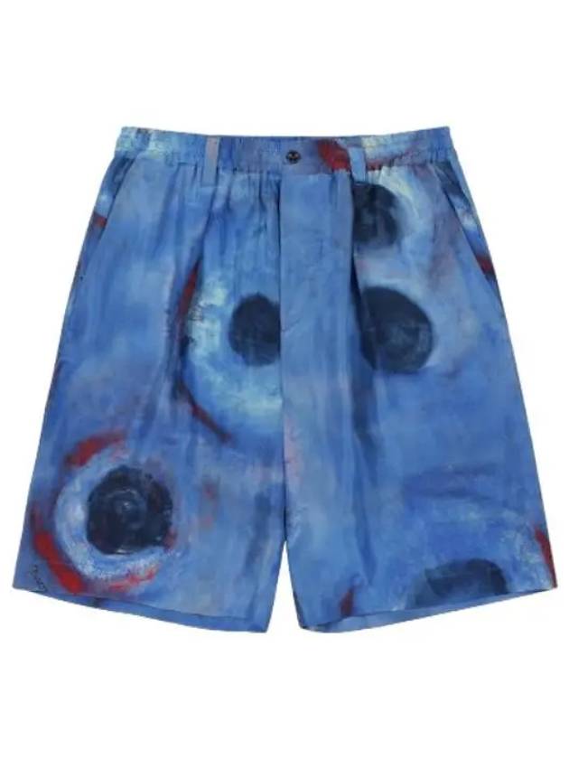 Flaminia Shorts Pants Blue - MARNI - BALAAN 1