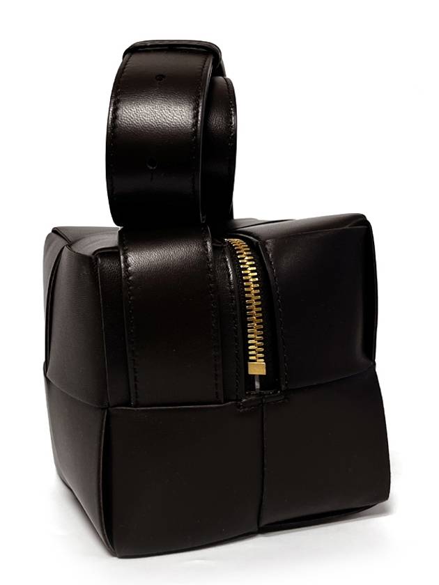 Cube Mini Cross Bag Dark Brown - BOTTEGA VENETA - BALAAN 4