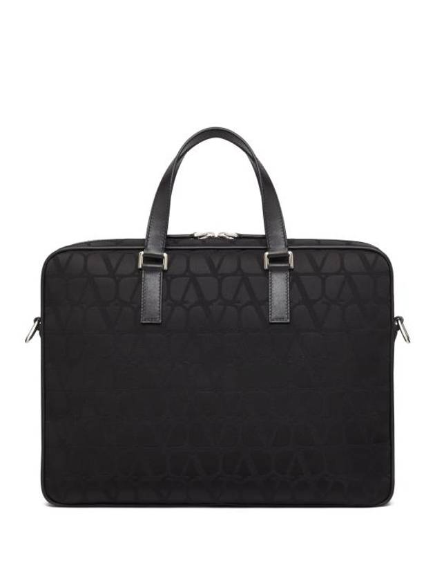 Iconographe Briefcase Black - VALENTINO - BALAAN 3