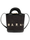 Tropicalia Small Bucket Bag Black - MARNI - BALAAN 2