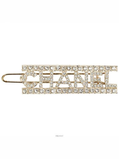 Crystal logo hair clip 74240 - CHANEL - BALAAN 1