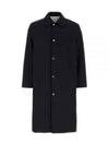 Wardrobe W Sports Wool Trench Coat Black - JIL SANDER - BALAAN 2