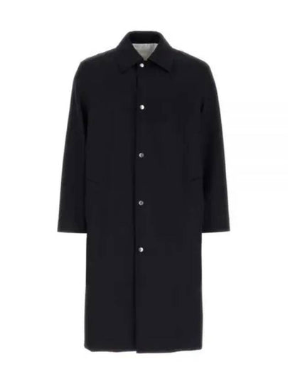 Wardrobe W Sports Wool Trench Coat Black - JIL SANDER - BALAAN 2