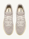 Medalist Goatskin Low Top Sneakers Grey - AUTRY - BALAAN 7