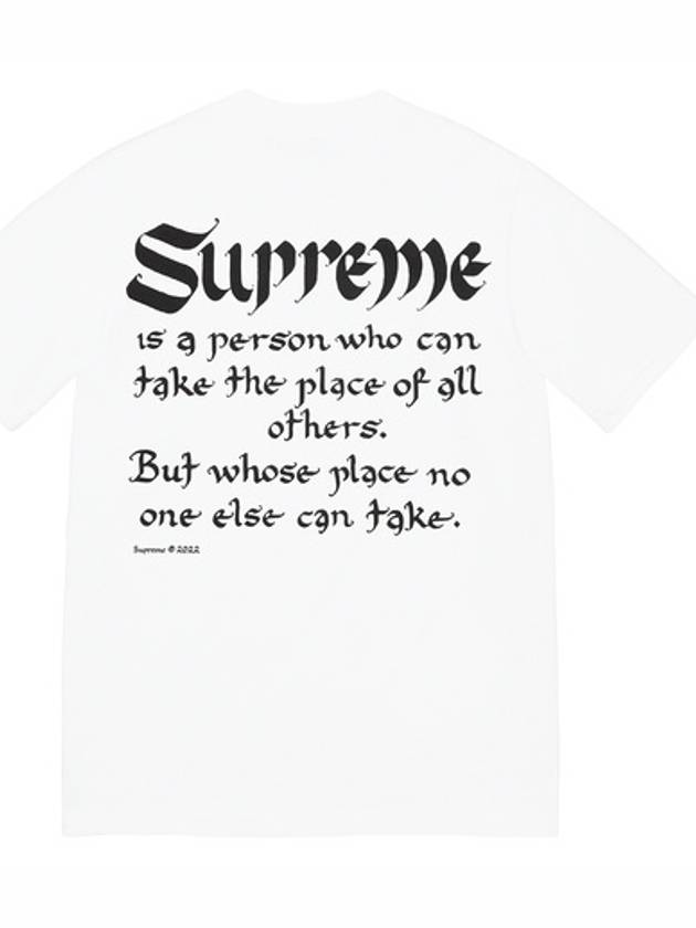 Person TShirt White - SUPREME - BALAAN 1