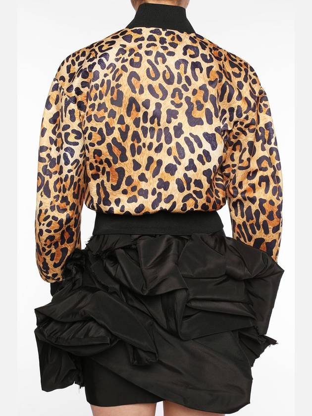 leopard print bomber jacket - DSQUARED2 - BALAAN 3