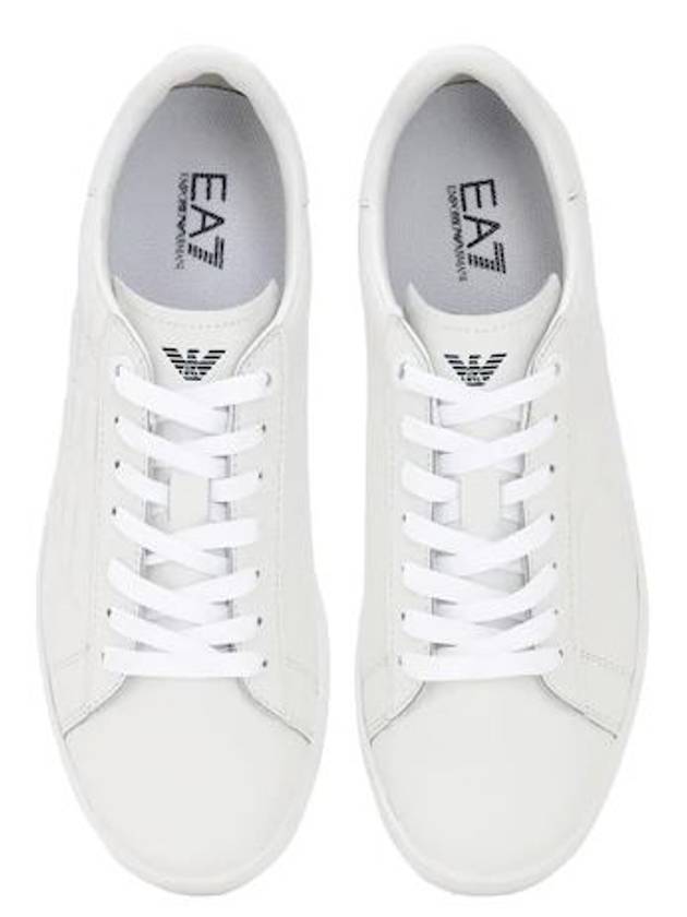 EA7 leather sneakers white - EMPORIO ARMANI - BALAAN 5