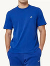 Tennis Crew Neck Short Sleeve T-Shirt Blue - AUTRY - BALAAN 3