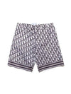 All Over Oblique Bermuda Shorts Purple - DIOR - BALAAN 1