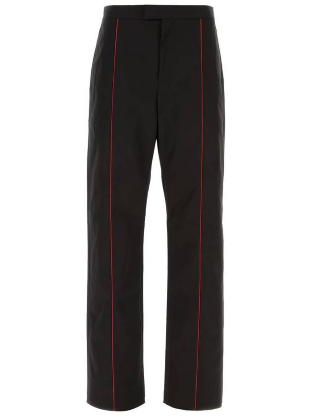 Salvatore contrast trim track pants black - SALVATORE FERRAGAMO - BALAAN 2