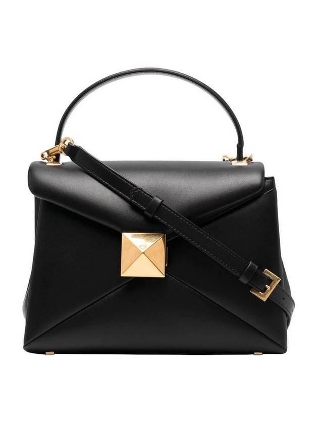 Women's One-Stud Small Cross Bag Black - VALENTINO - BALAAN 1