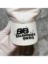 Hand Draw BB Icon Ball Cap White - BALENCIAGA - BALAAN 6