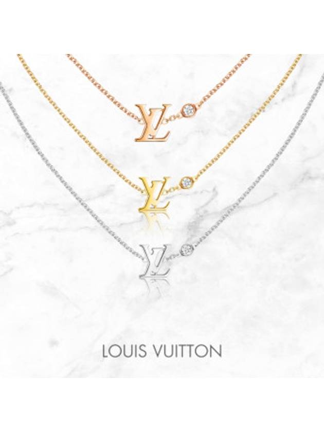 Idylle Blossom LV Necklace Silver - LOUIS VUITTON - BALAAN 2