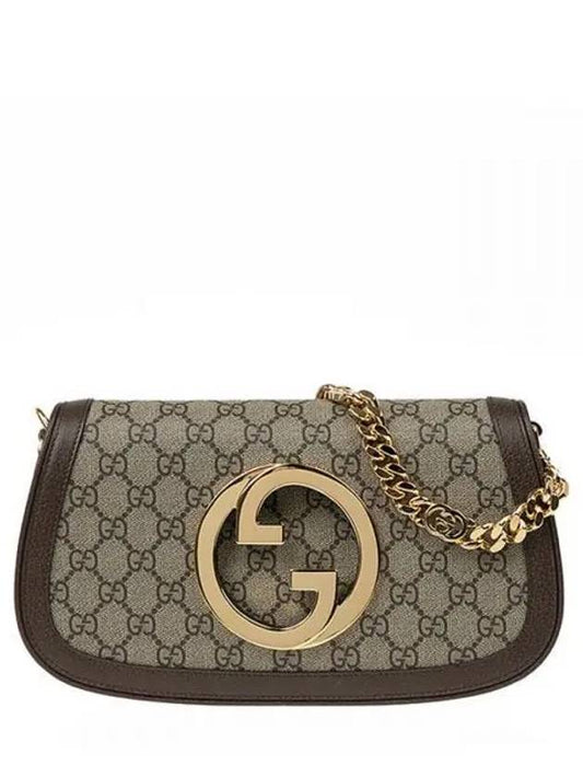 Blondie GG Canvas Shoulder Bag Beige - GUCCI - BALAAN 2