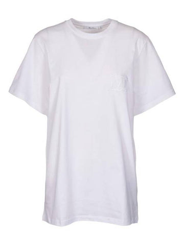 Short Sleeve T Shirt 2194602100121946021600001 White - MAX MARA - BALAAN 1