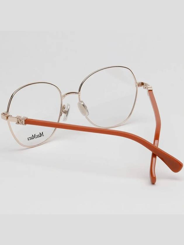 Glasses frame MM5034 028 round gold frame glasses - MAX MARA - BALAAN 4