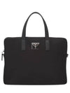 Men's Triangle Logo Briefcase Black - PRADA - BALAAN 2