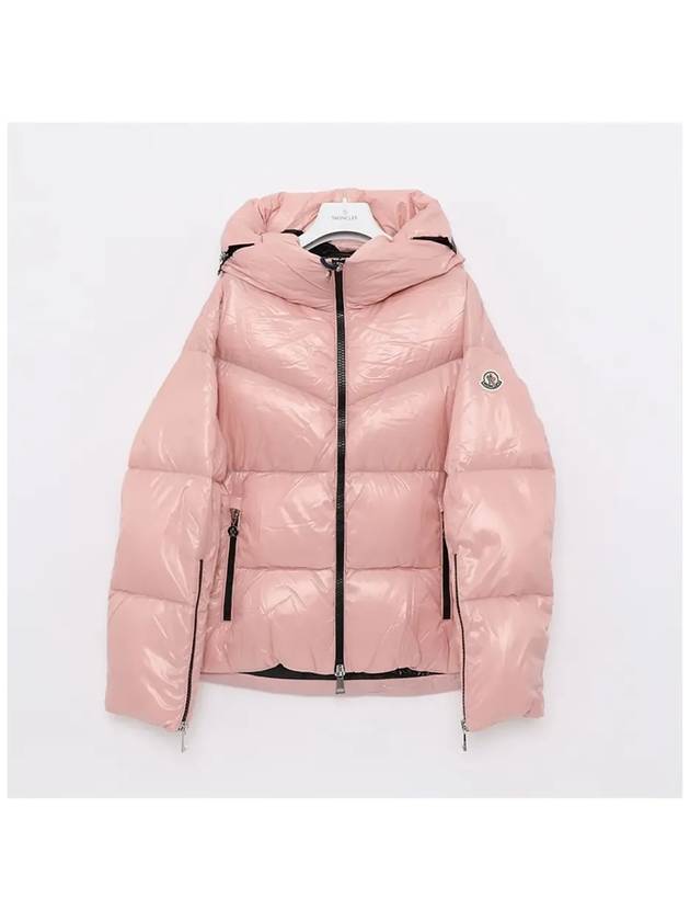 Women's Huppe Short Down Padding Light Pink - MONCLER - BALAAN 3