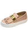 Fringe gold slip on baby pink RW6061 - GIUSEPPE ZANOTTI - BALAAN 4