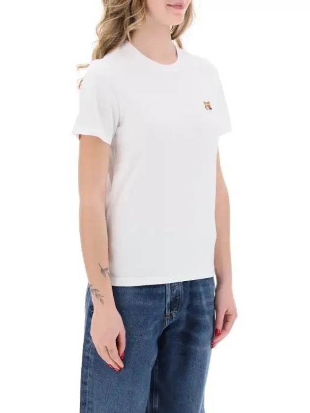 Fox Head Patch Regular Short Sleeve T-Shirt White - MAISON KITSUNE - BALAAN 4