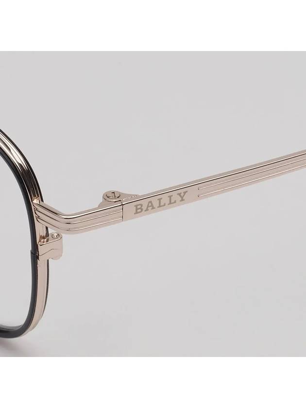 Titanium glasses frame BY5068H 005 square metal frame ultra light - BALLY - BALAAN 5