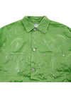 Glossy Nylon Jacket Green - BOTTEGA VENETA - BALAAN 4