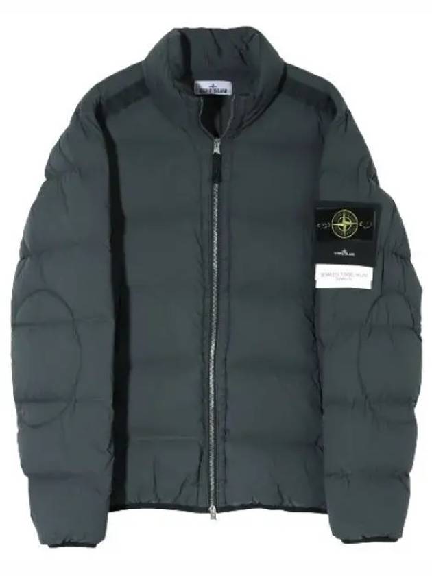 Seamless Tunnel Nylon Down Padding  Lead Gray - STONE ISLAND - BALAAN 2