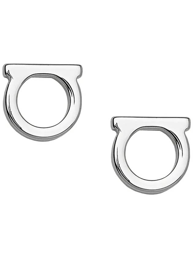 Gancini Earings Silver - SALVATORE FERRAGAMO - BALAAN 2