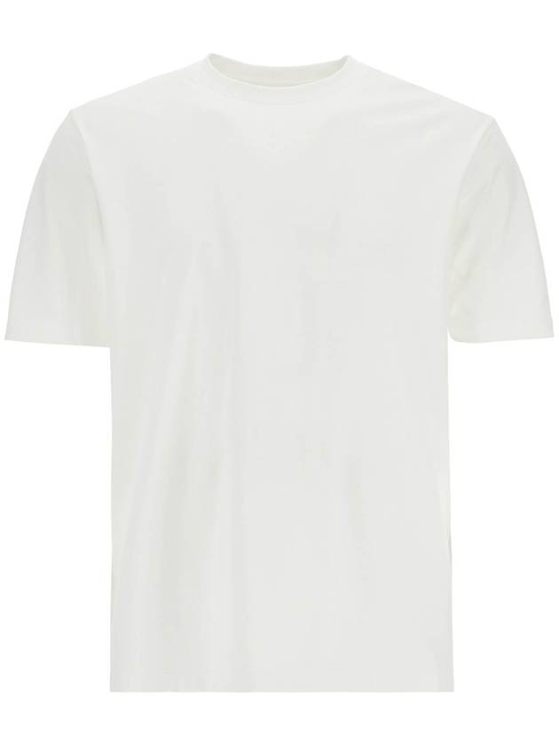 white cotton t-shirt with "uniform of the streets" print - Y-3 - BALAAN 1