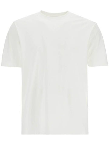 white cotton t-shirt with "uniform of the streets" print - Y-3 - BALAAN 1