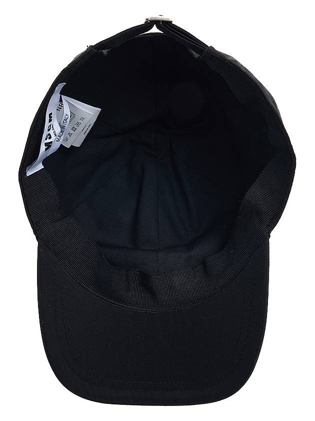 Embroidered Logo Ball Cap Black - MSGM - BALAAN 6