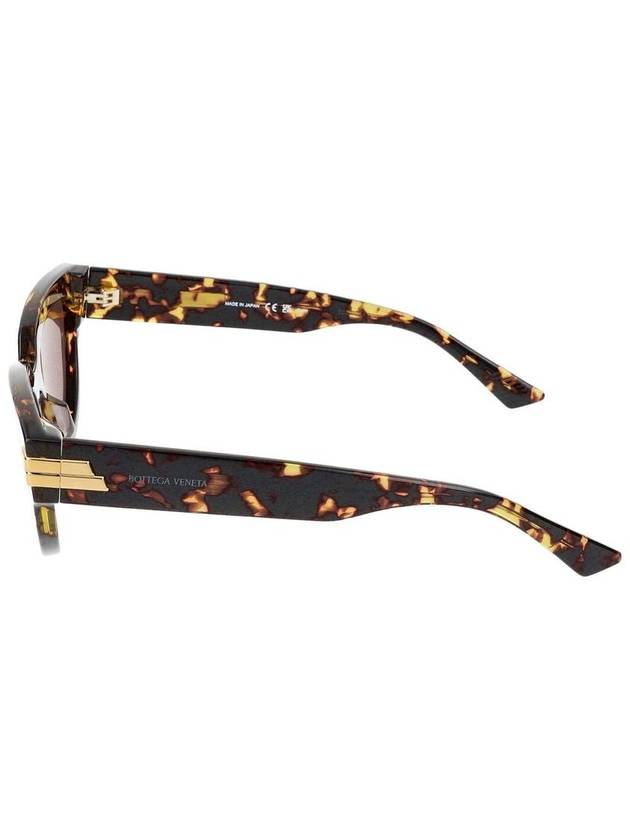 Eyewear Gold Logo Cat Eye Sunglasses Havana - BOTTEGA VENETA - BALAAN 4