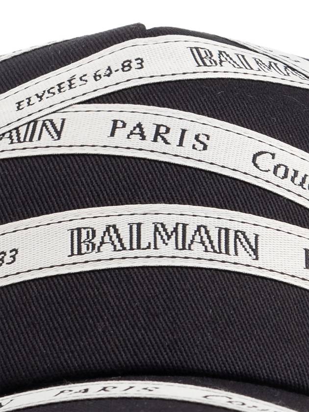 Balmain Cap With Logo, Women's, Black - BALMAIN - BALAAN 4