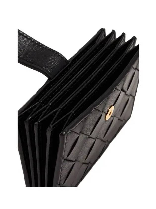 Intrecciato Accordion Card Wallet Black - BOTTEGA VENETA - BALAAN 7